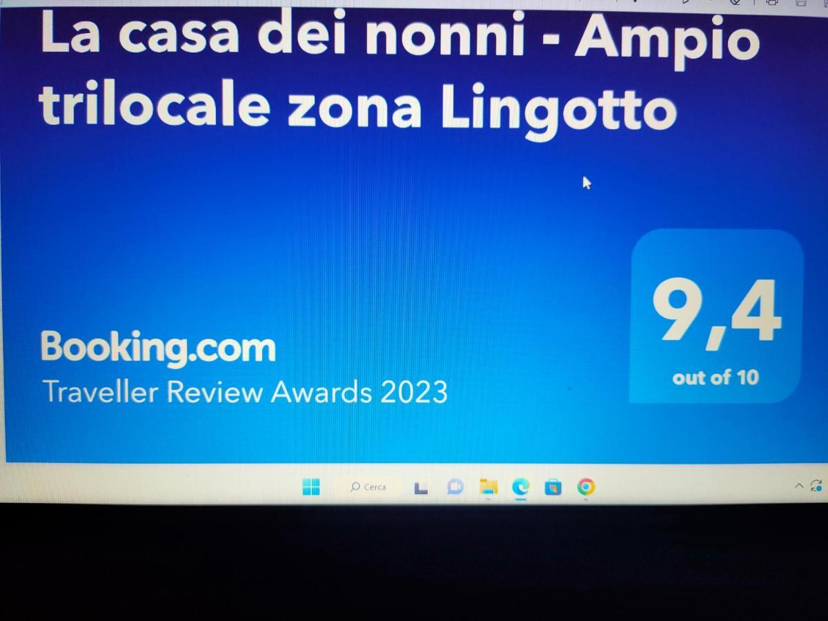 La Casa Dei Nonni - Ampio Trilocale Zona Lingotto Lägenhet Turin Exteriör bild